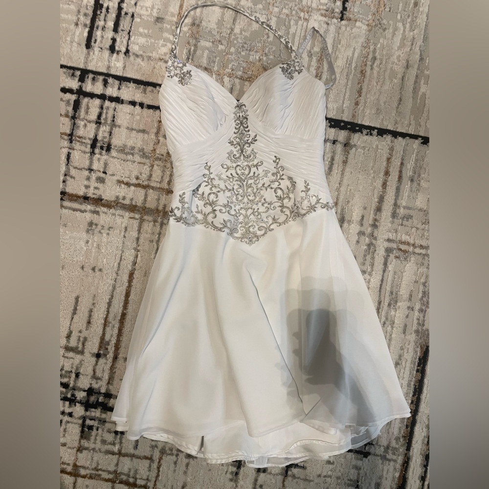 Women’s White Halter Dress Size 12